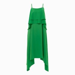 Green Summer Silk Dress Zo2