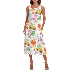 Back to School Sleeveless Dress Zo17