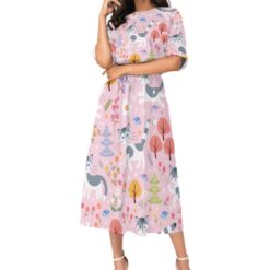 Cute Kitty Cat Dress Zo16