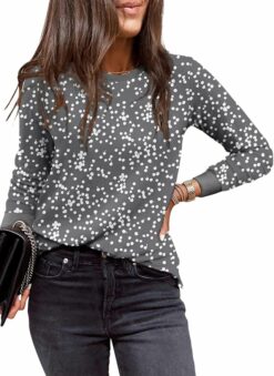 Casual Polka Dots Top ZO48