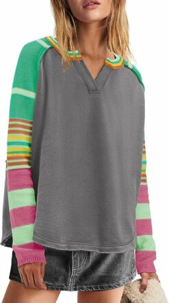 Color Block Raglan Shirt ZO58
