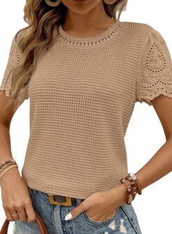 Crewneck Short Sleeve Top ZO47