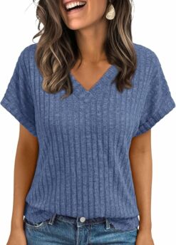 Summer V Neck Shirt ZO35