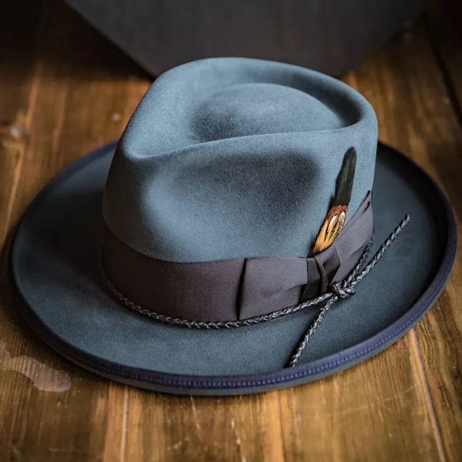 Bespoke Handmade Felt Fedora Hat - Image 2
