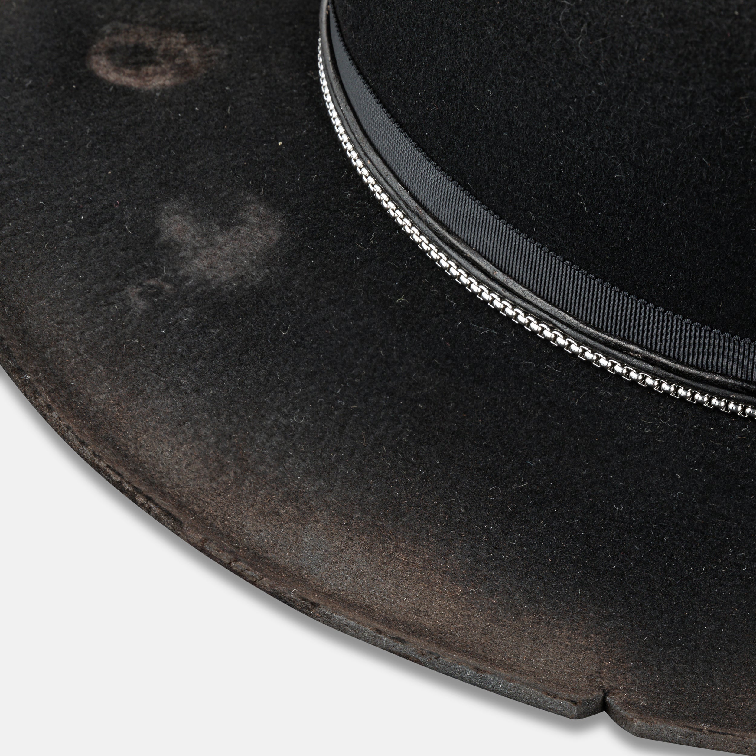 Casual Cool Distressed Fedora Hat - Image 3