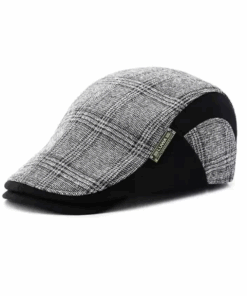 Classic Plaid Flat Cap