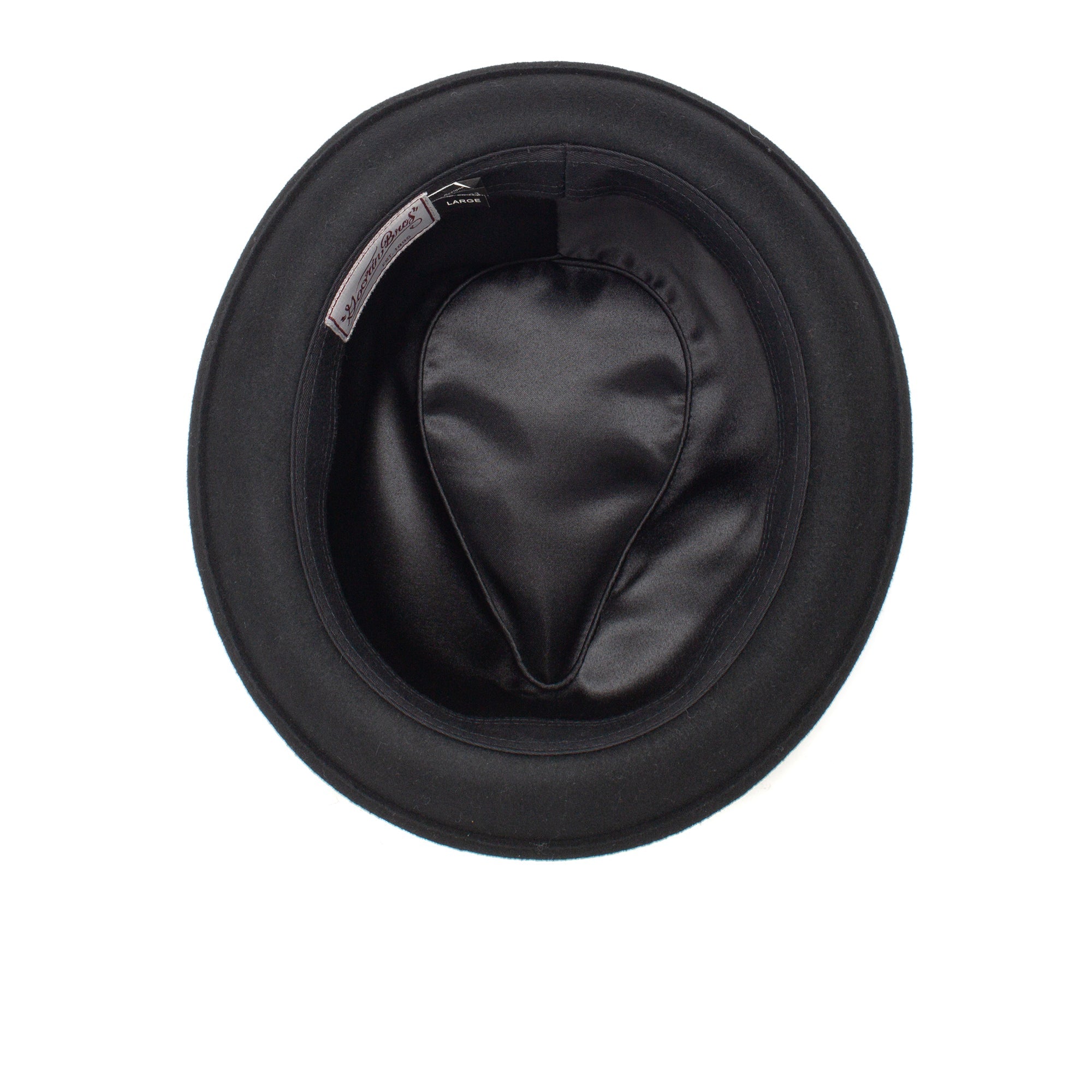 Classic Pork Pie Fedora Hat-Rust - Image 18