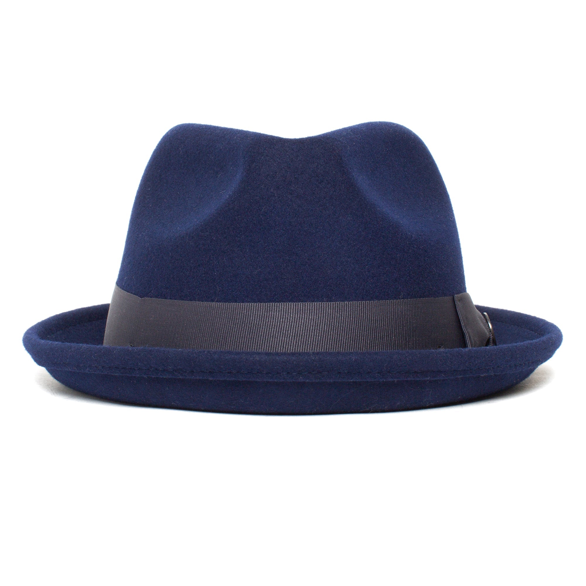 Classic Pork Pie Fedora Hat-Rust - Image 8