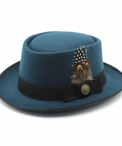 Cliff Bowler Hat-Peacock Blue