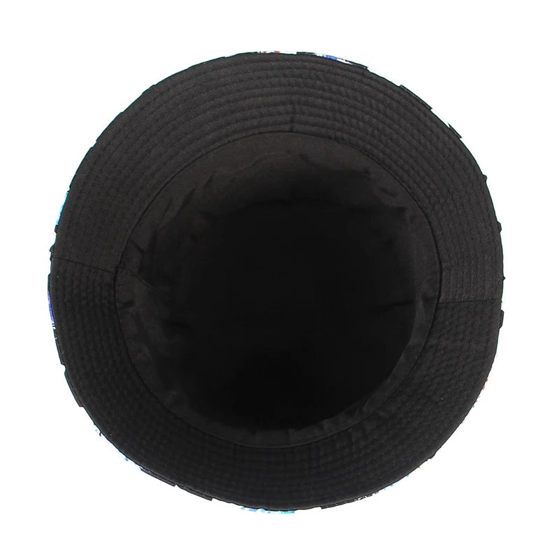 Cotton Check Print Bucket Hat Sun Hats - Image 8