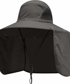 Detachable Curtain Neck Protection Boonie Hat