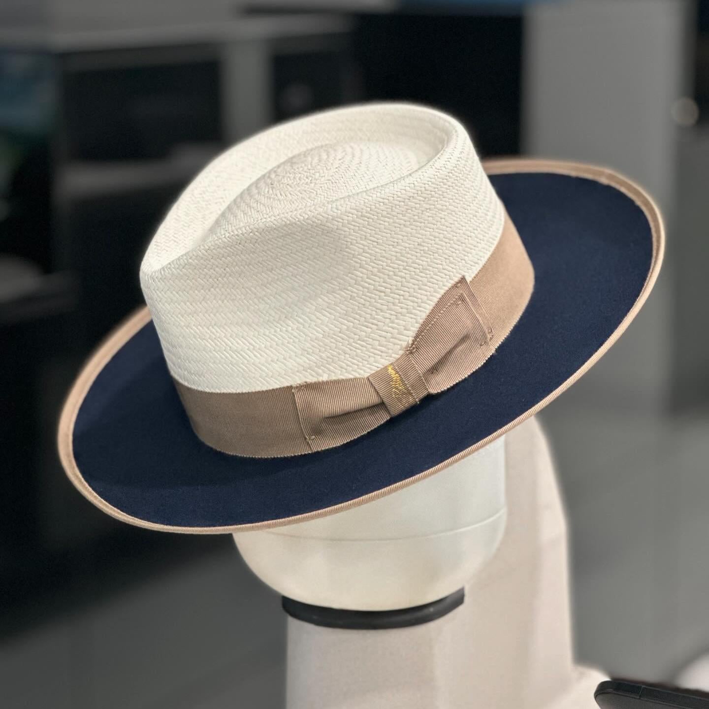 Effortless Class Two Stone Straw Felt Fedora Hat - Image 3
