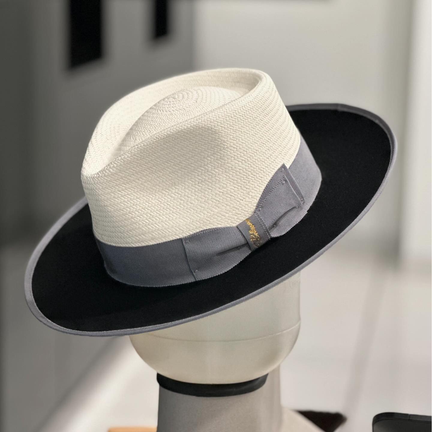 Effortless Class Two Stone Straw Felt Fedora Hat - Image 5