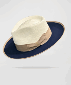 Effortless Class Two Stone Straw Felt Fedora Hat