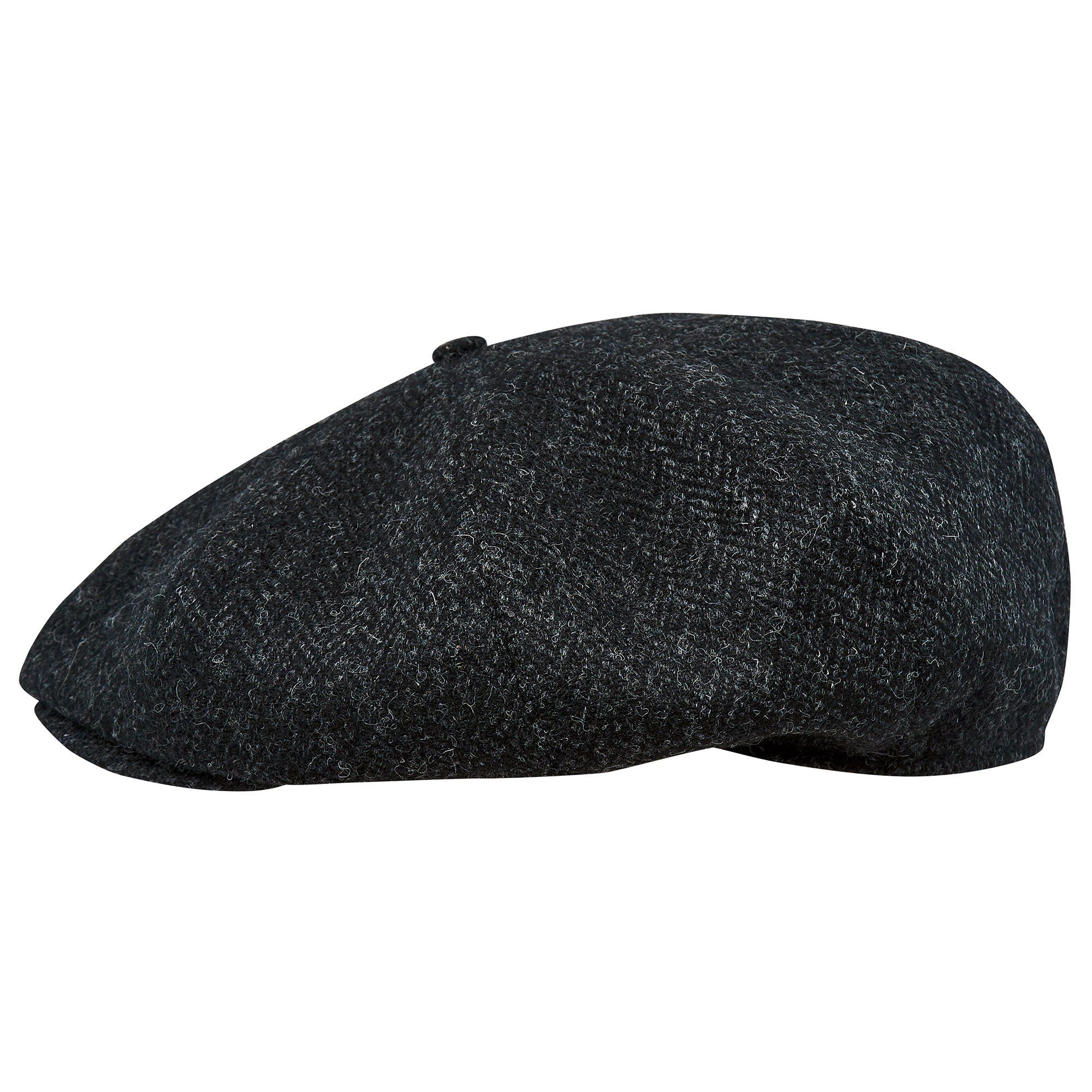 Eight Piece Cap Tweed-Black - Image 4