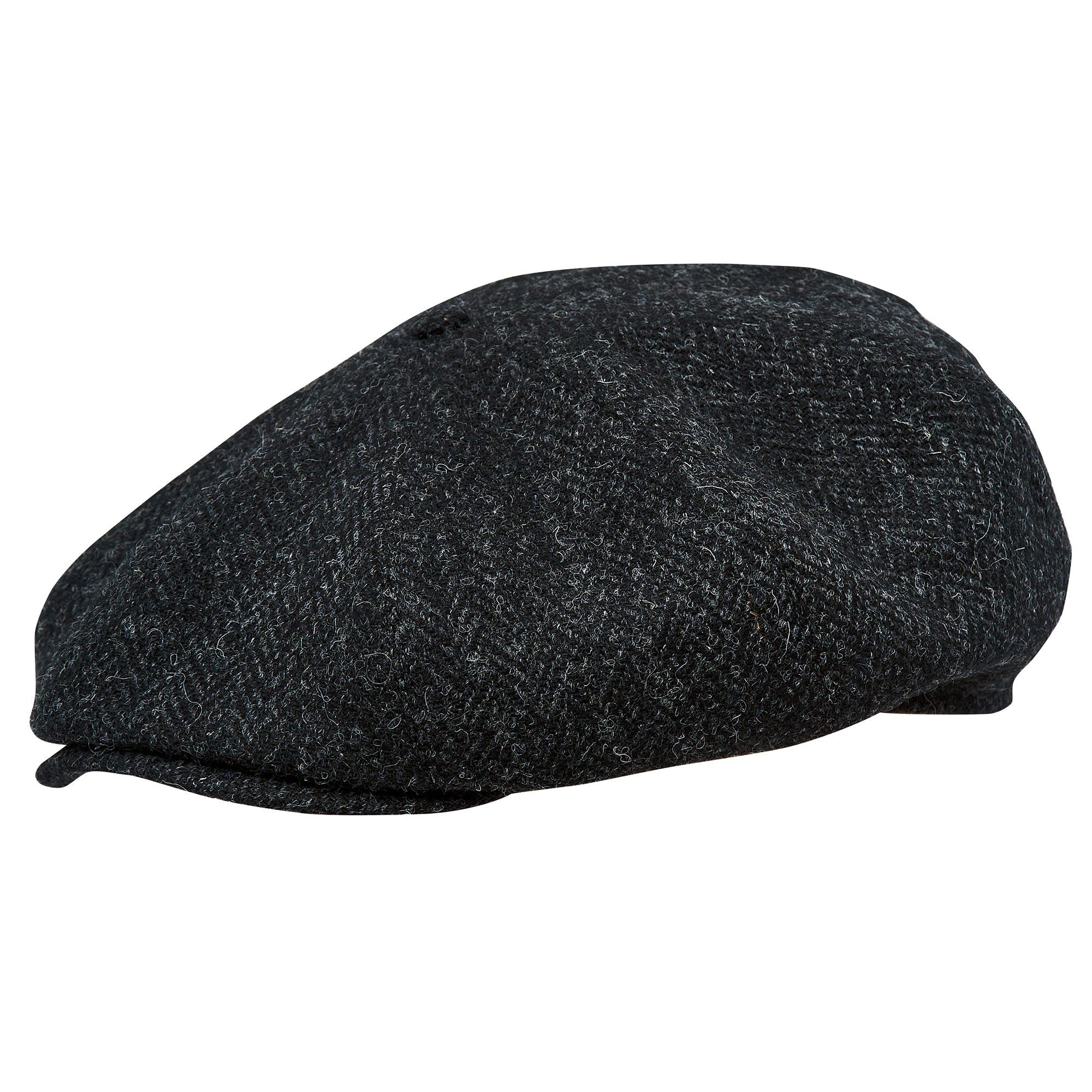 Eight Piece Cap Tweed-Black - Image 3