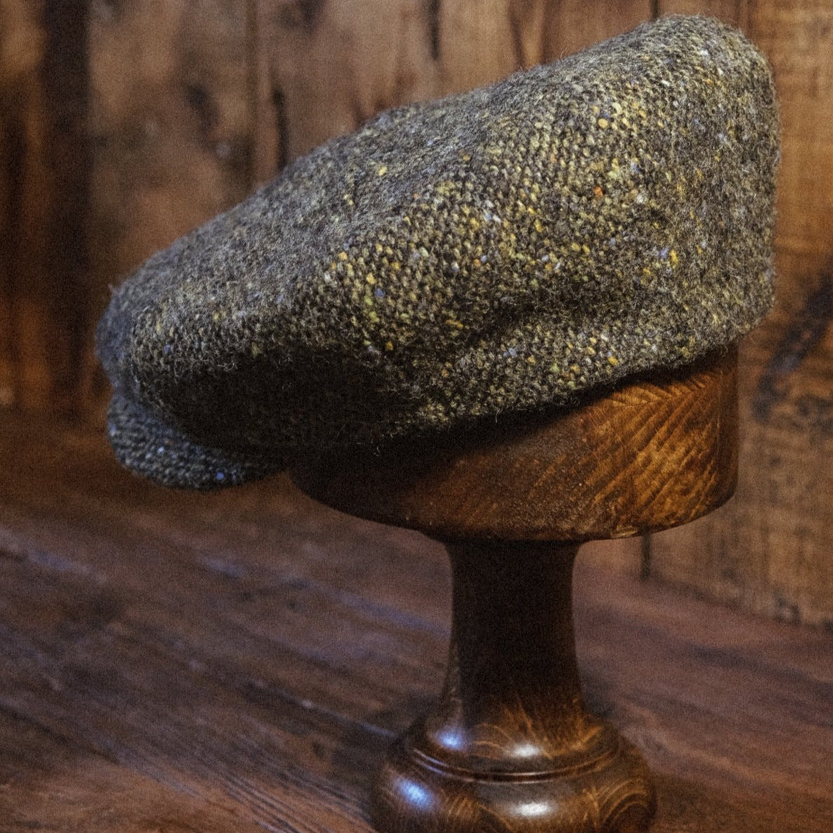 Eight Piece Fashion Brown Wool Newsboy Cap - Image 5