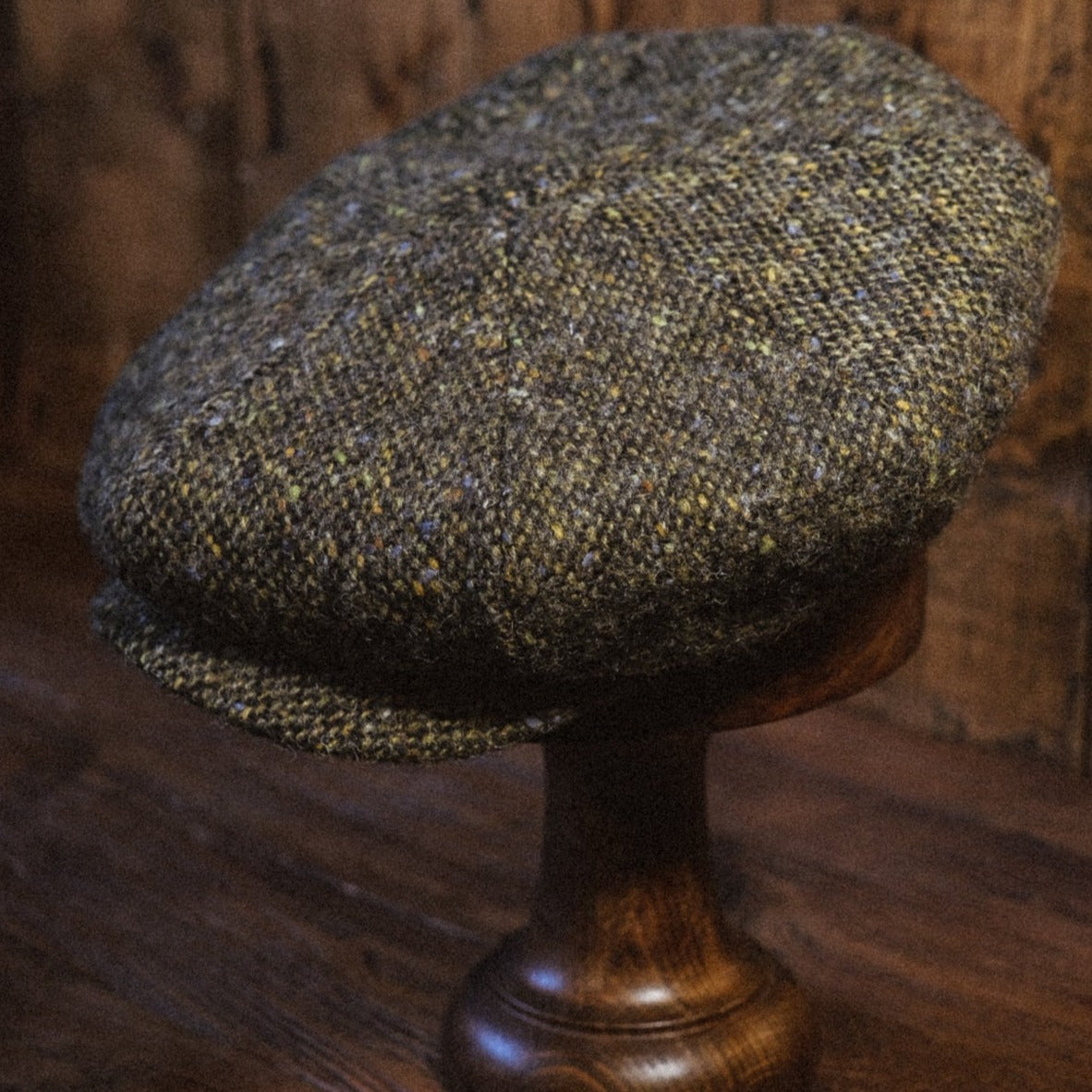 Eight Piece Fashion Brown Wool Newsboy Cap - Image 2