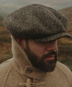 Eight Piece Fashion Brown Wool Newsboy Cap