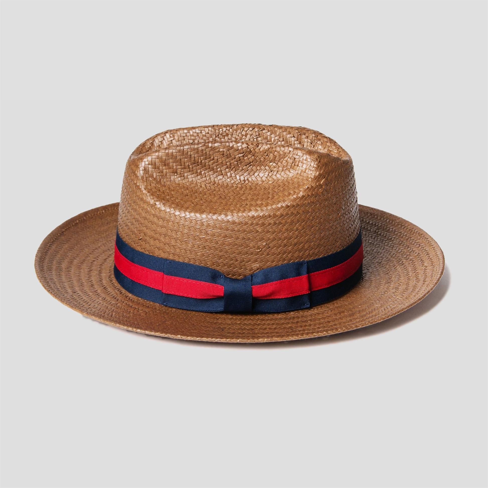 Miller Ranch Fedora -- Patriotic Straw - Image 4