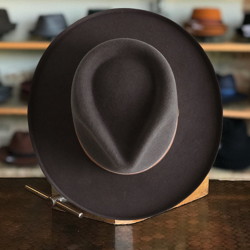 Old-World City Lights Felt Fedora - Image 4