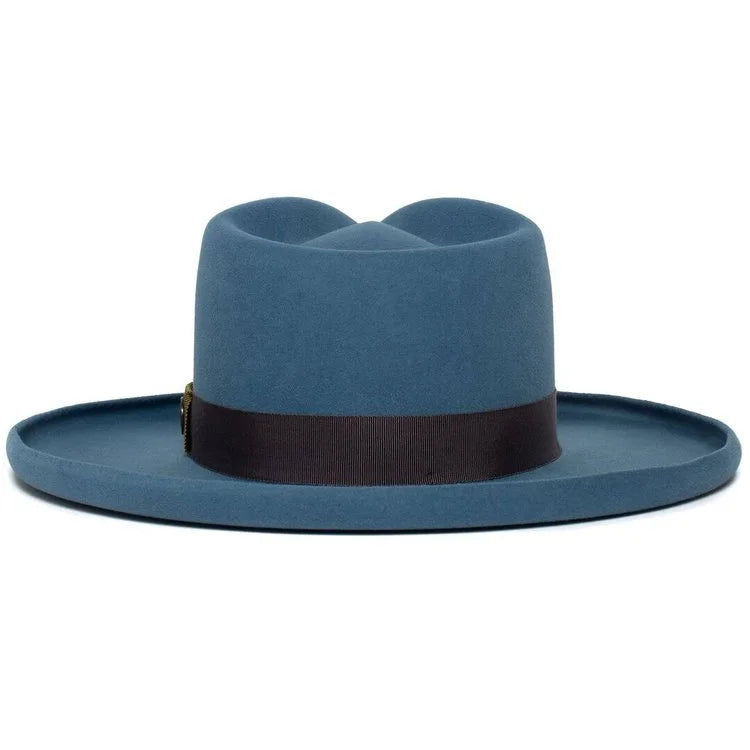 Refined Wide Brim Felt Fedora - Image 25