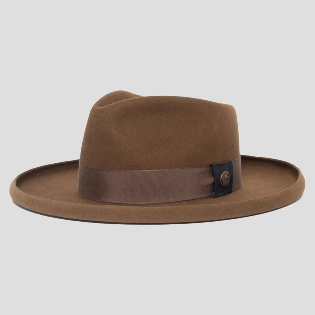 Refined Wide Brim Felt Fedora - Image 12