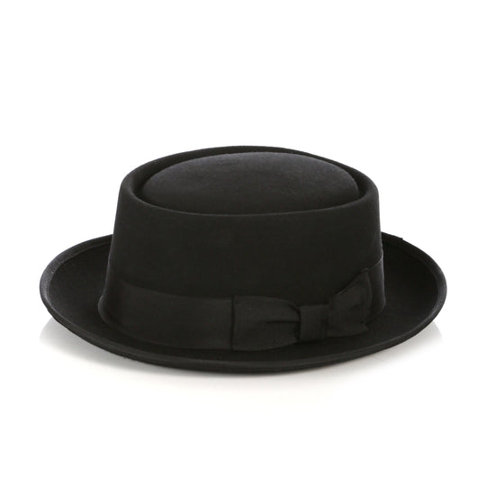 Royal Blue Wool Felt Pork Pie Hat - Image 6