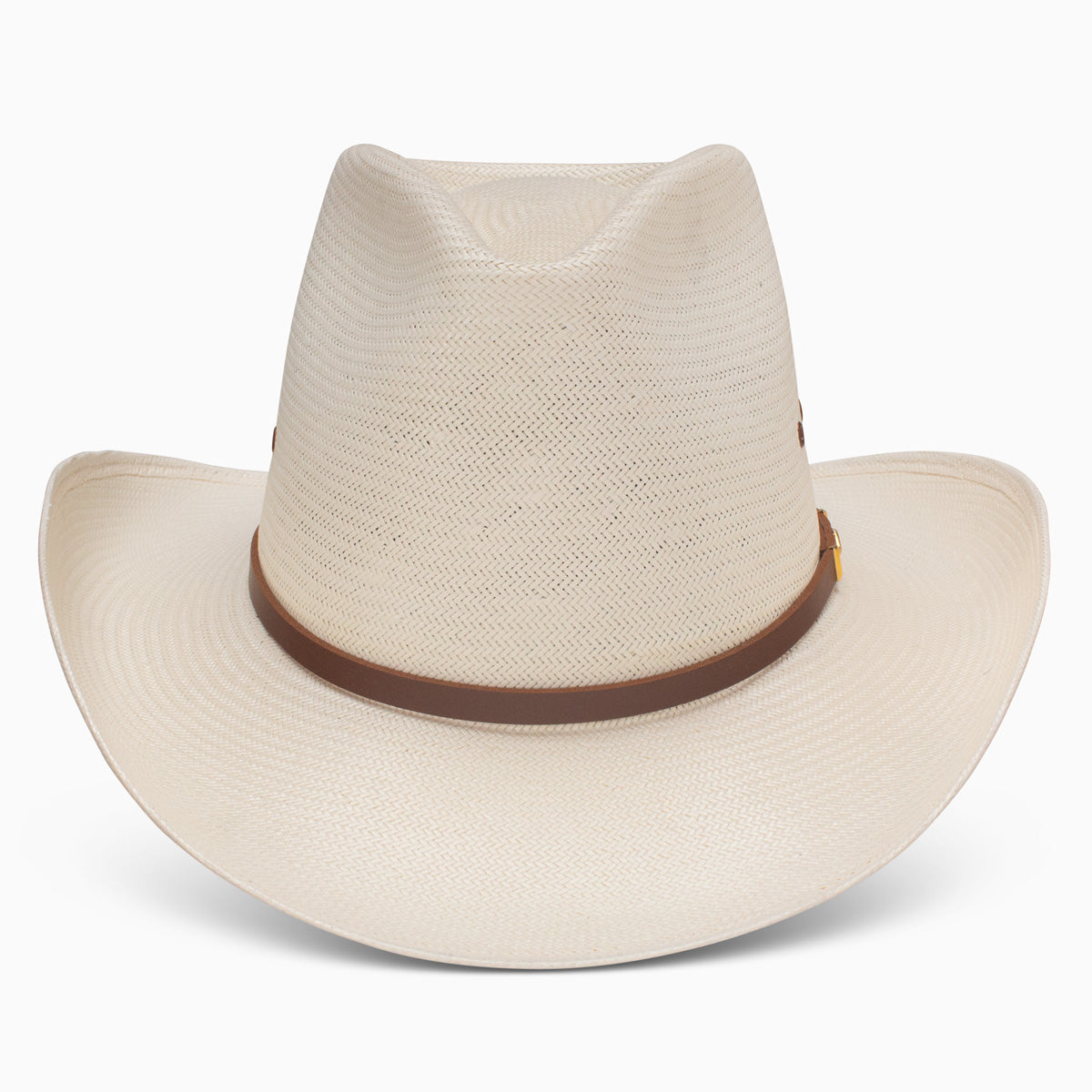 Rugged Elegance Straw Cowboy Hat - Image 3