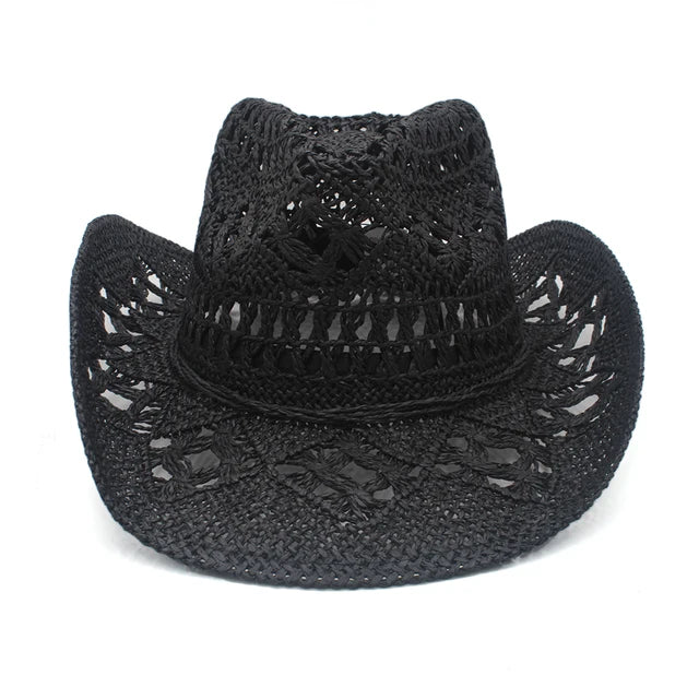 Rustic Elegance Straw Cowboy Hat - Image 8