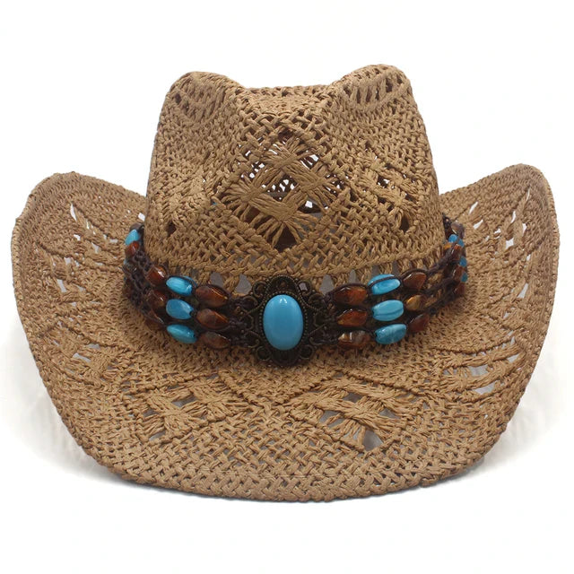 Rustic Elegance Straw Cowboy Hat - Image 10