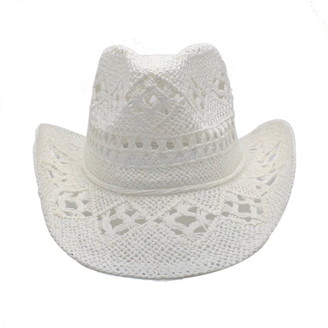 Rustic Elegance Straw Cowboy Hat - Image 7