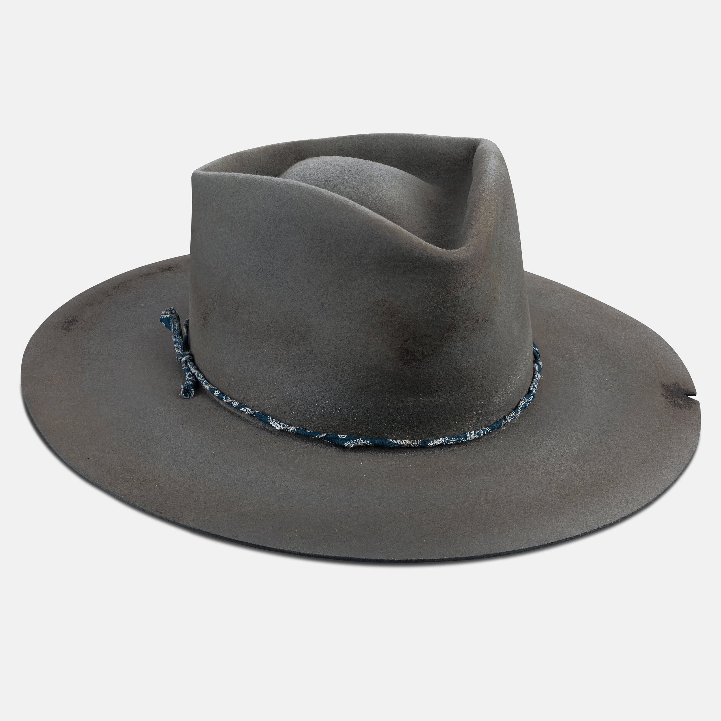 Sleek and Chic Distressed Fedora - Image 6