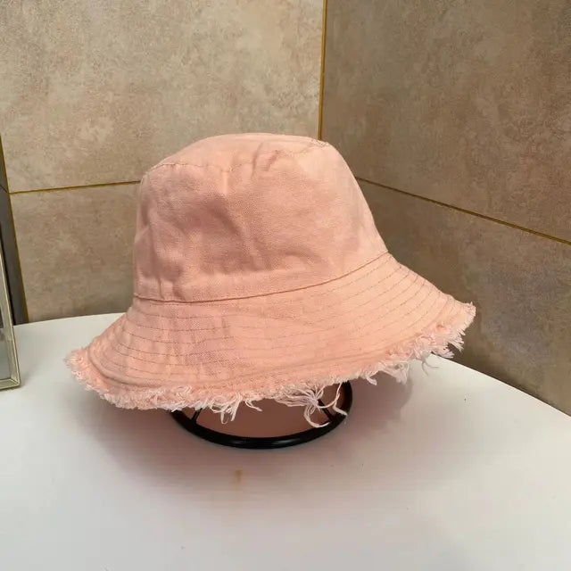 Soft Raw Hem Bucket Hat - Image 11