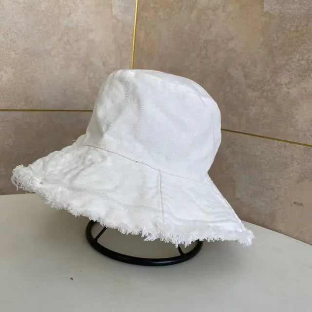 Soft Raw Hem Bucket Hat - Image 12