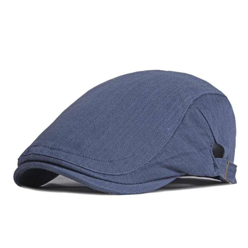 Solid Color Exquisite Fashion Flat Cap - Image 5