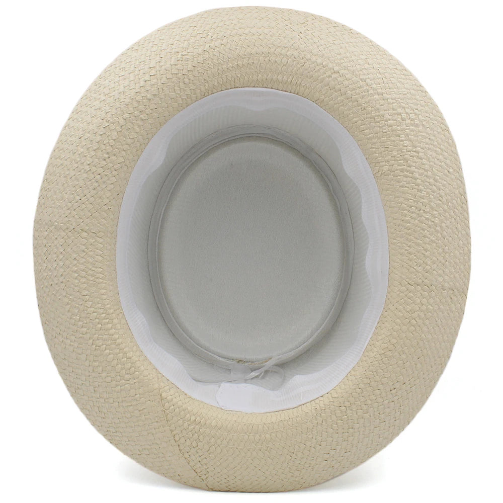 Straw Pork Pie Hats Summer Sunhat Boater hat - Image 6