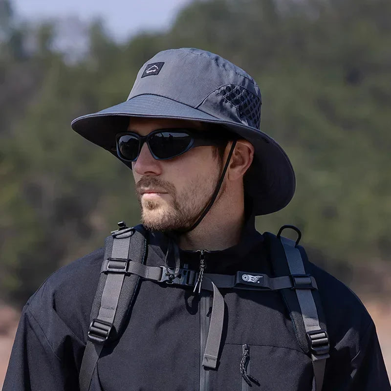 Summer Outdoor Quick Drying Breathable Boonie Hat - Image 6