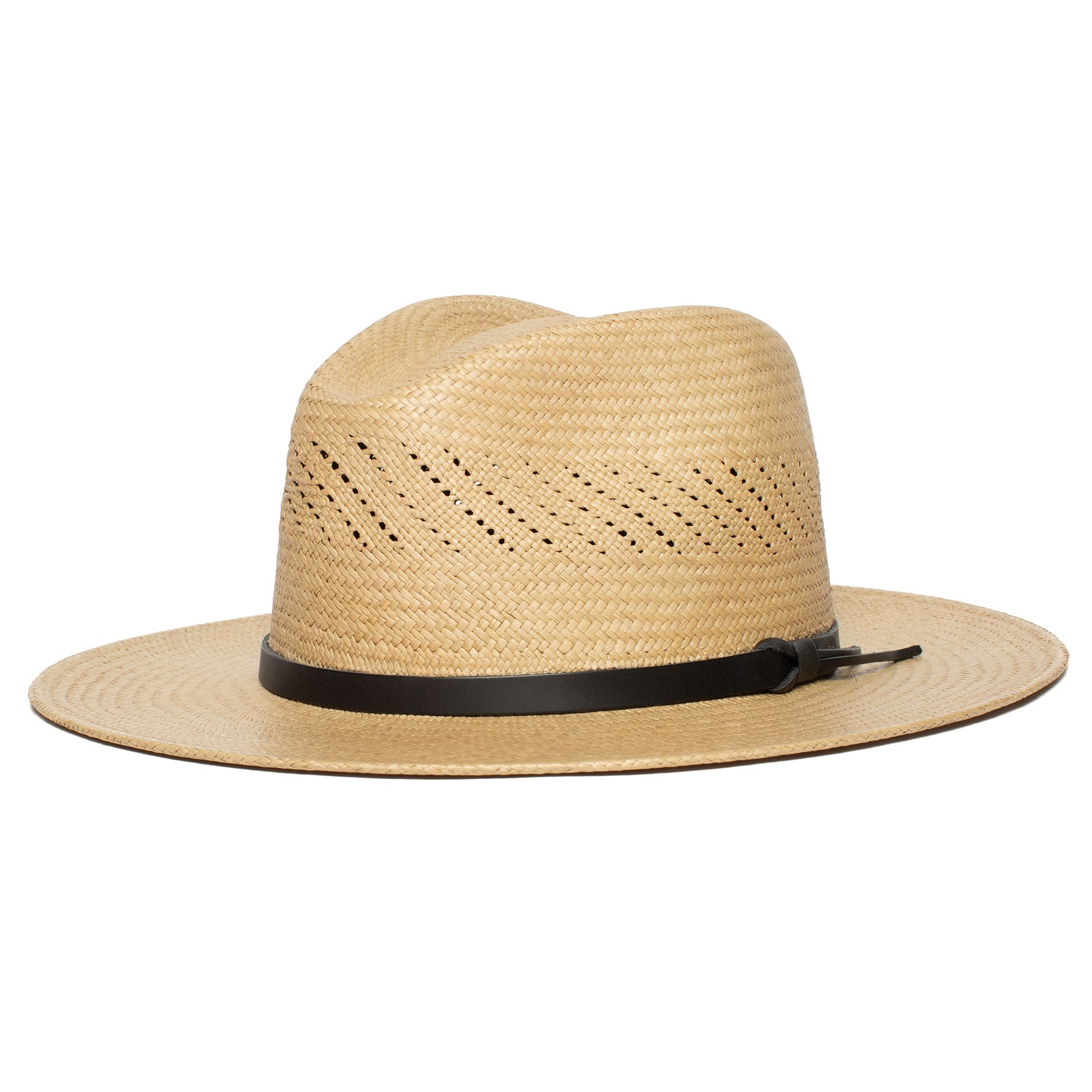 Summer Straw Fedora Hat-White - Image 12