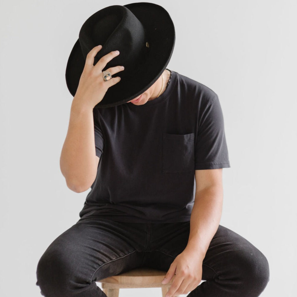 Timeless Wide Brim Felt Fedora - Image 15