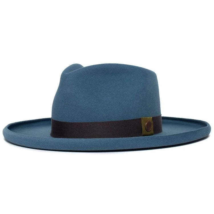 Timeless Wide Brim Felt Fedora - Image 24