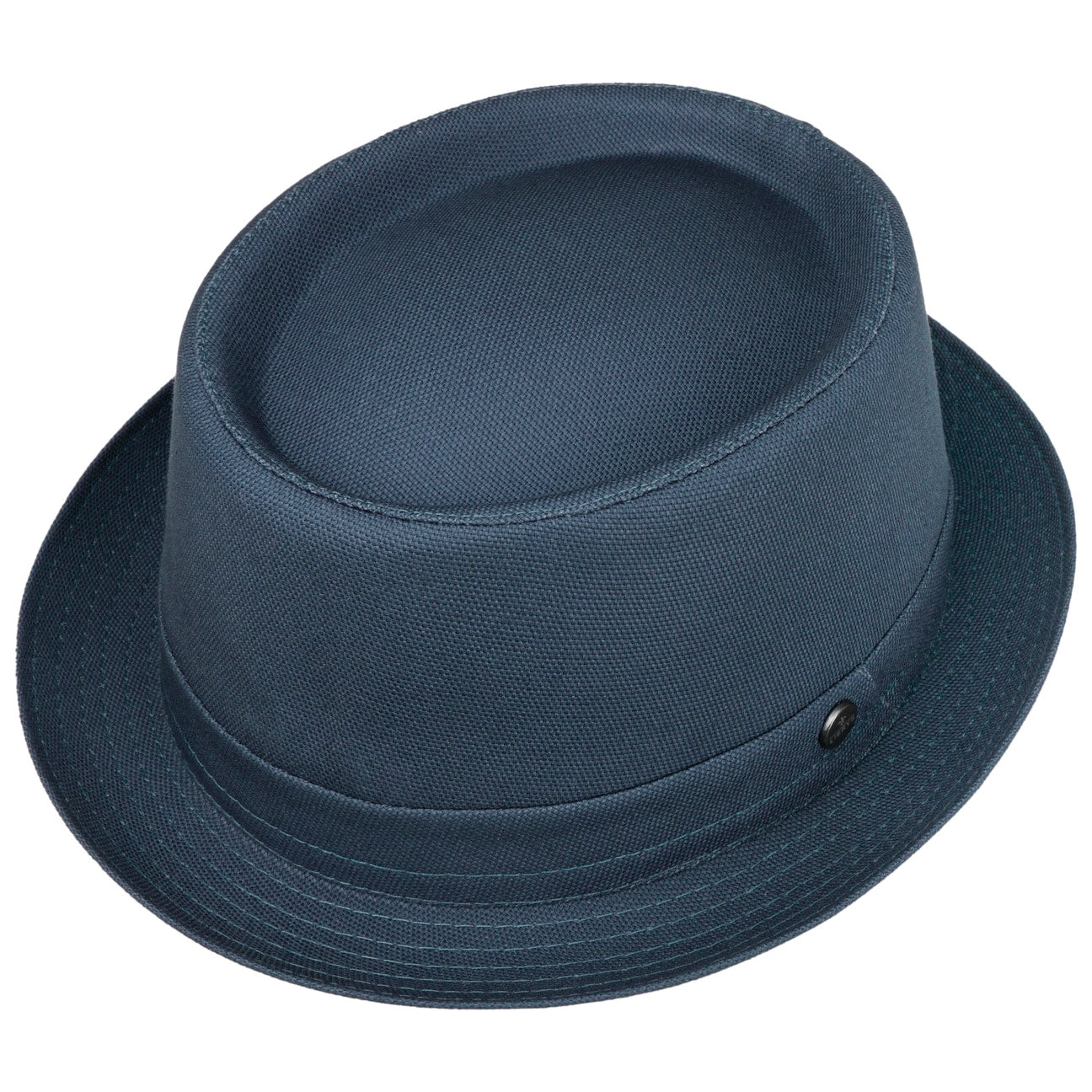 Uni Pork Pie Cotton Cloth Fedora - Image 3