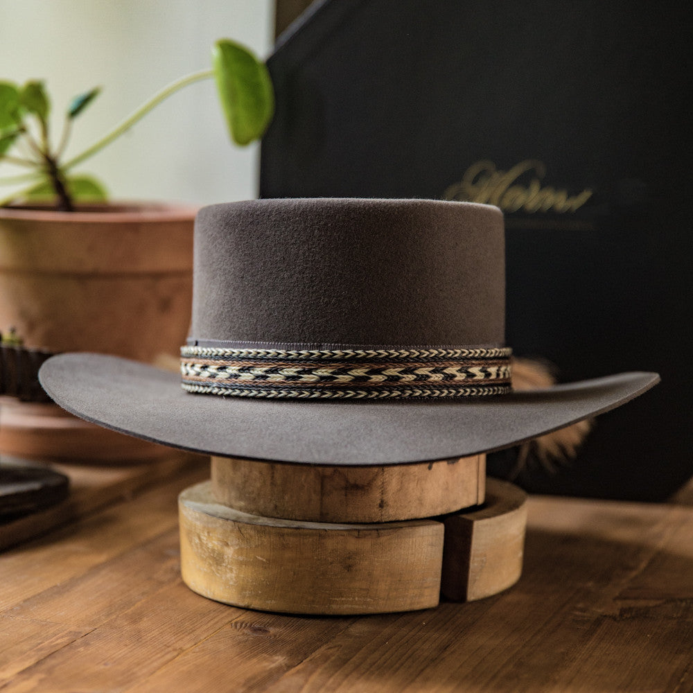 Western Wool Felt Pork Pie Hat - Image 2