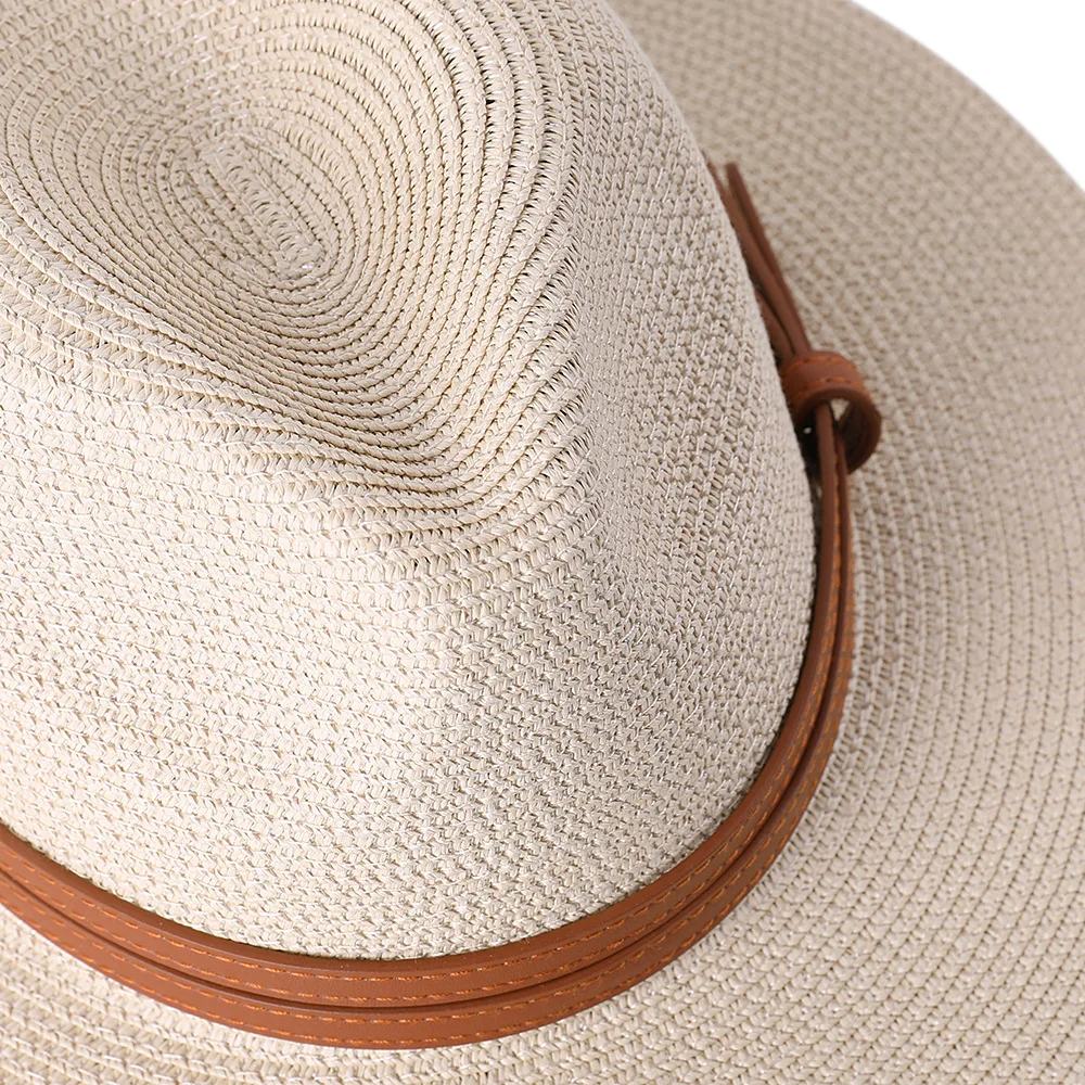Wide Brim Straw Panama Hat - Image 6