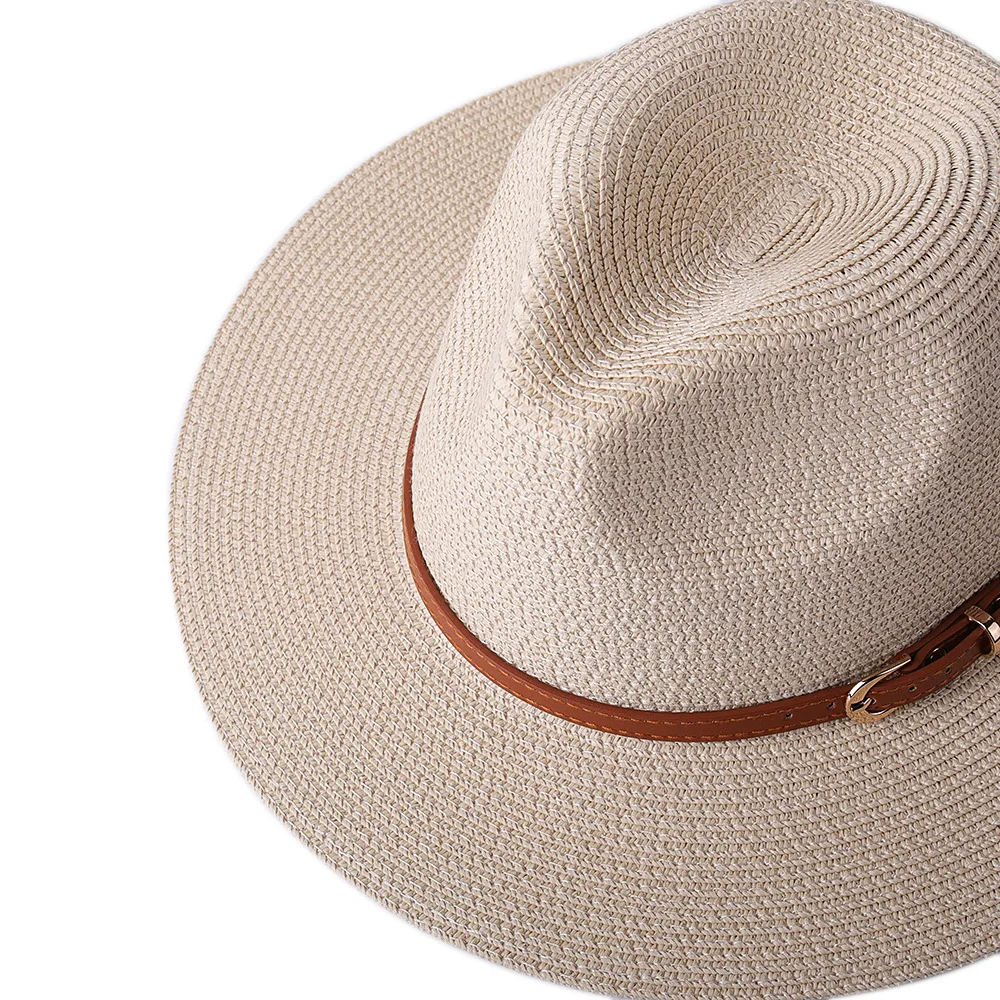 Wide Brim Straw Panama Hat - Image 5