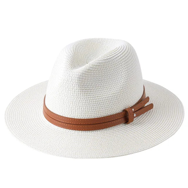 Wide Brim Straw Panama Hat - Image 3