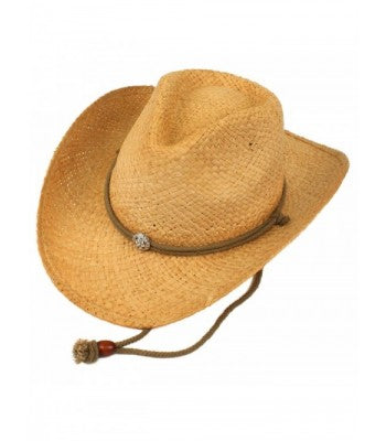 Wild West Classic Straw Shapeable Cowboy Hat - Image 4