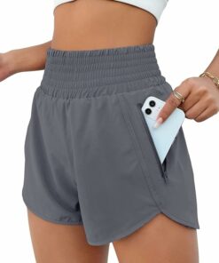 Grey Gym Workout Shorts ZO37