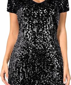 Sexy V Neck Mini Party Dress ZO21