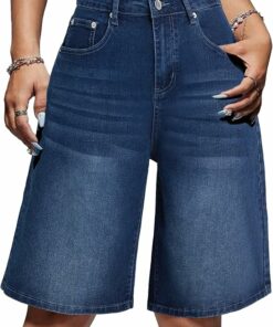 Trendy Streetwear Denim Shorts ZO49